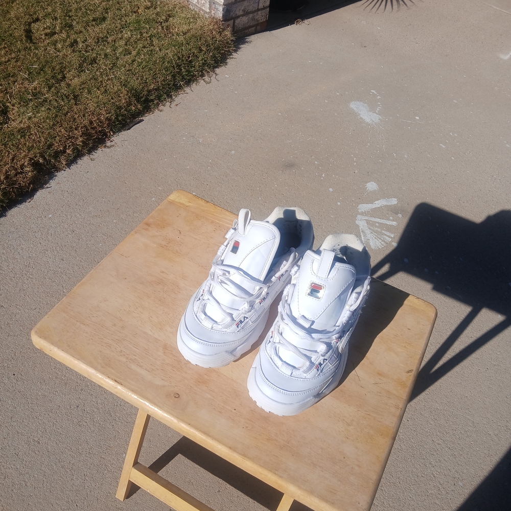 Fila White Athletic Shoes